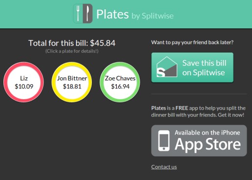 Plates by Splitwise