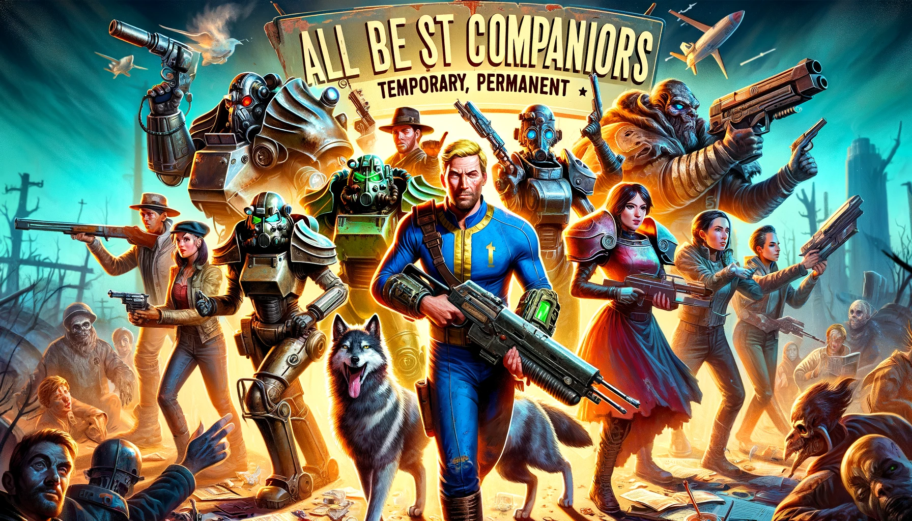 All Best Companions in Fallout 4 (Temporary & Permanent Companions ...