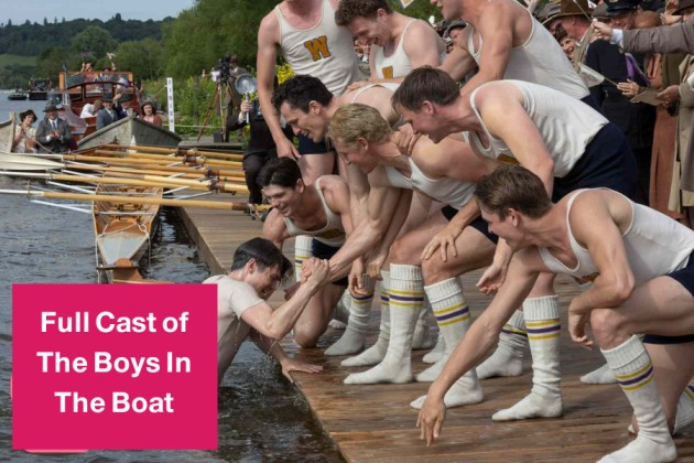 Cast of The Boys In The Boat