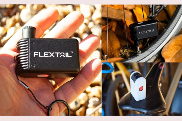 the Flextail Tiny Bike Pump