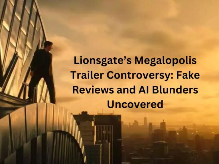 Lionsgate’s Megalopolis Trailer Controversy: Fake Reviews and AI Blunders Uncovered