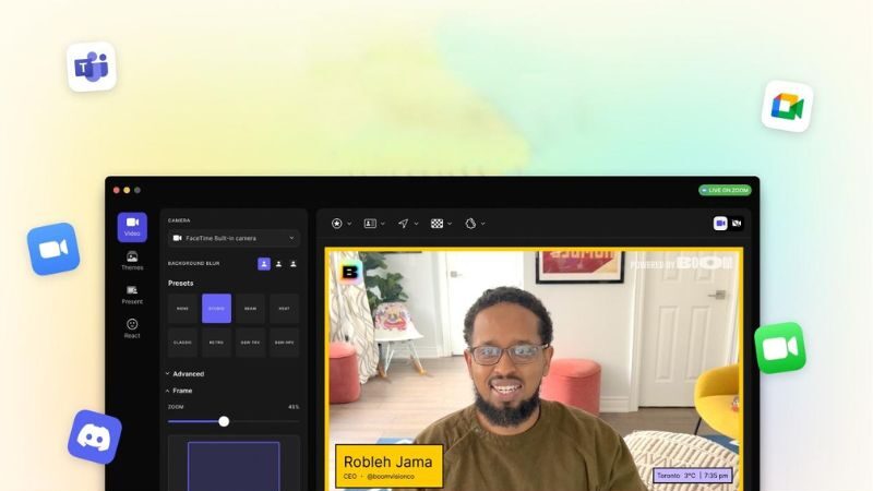 Boom macOS App: Customize Your Video Calls