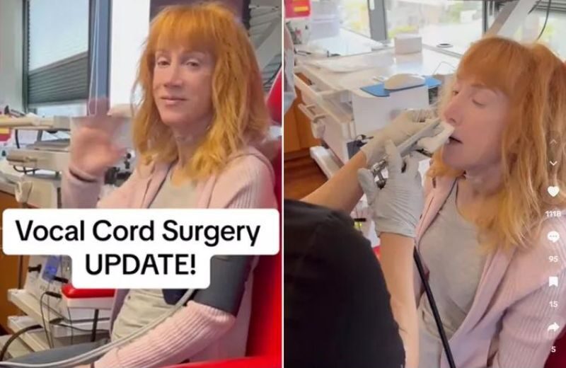 What Happened to Kathy Griffin During Vocal Cord Surgery?