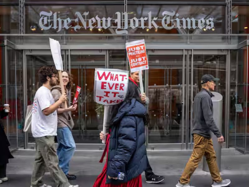 NYT Tech Workers Strike: Play Guild Builds Games as Puzzle Alternatives