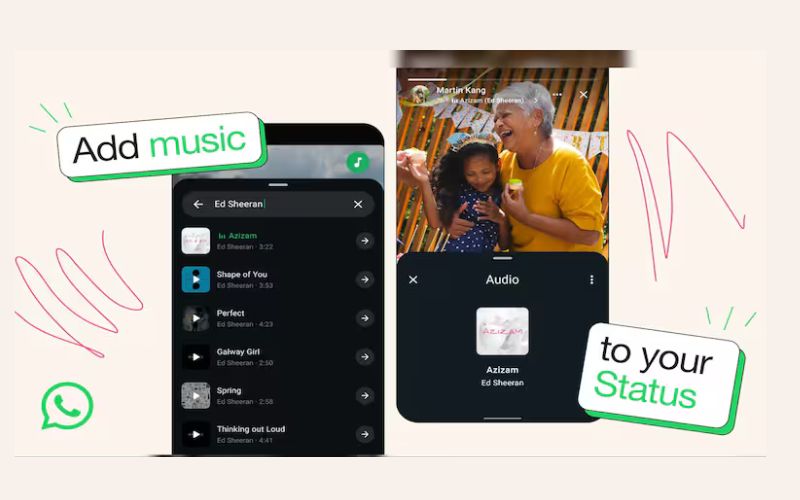 WhatsApp Introduces Music for Status Updates WhatsApp Introduces Music for Status Updates