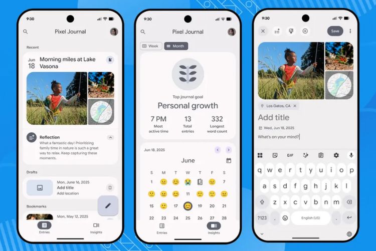 Google Pixel Journal: Smart AI Diary on Pixel 10 Google Pixel Journal