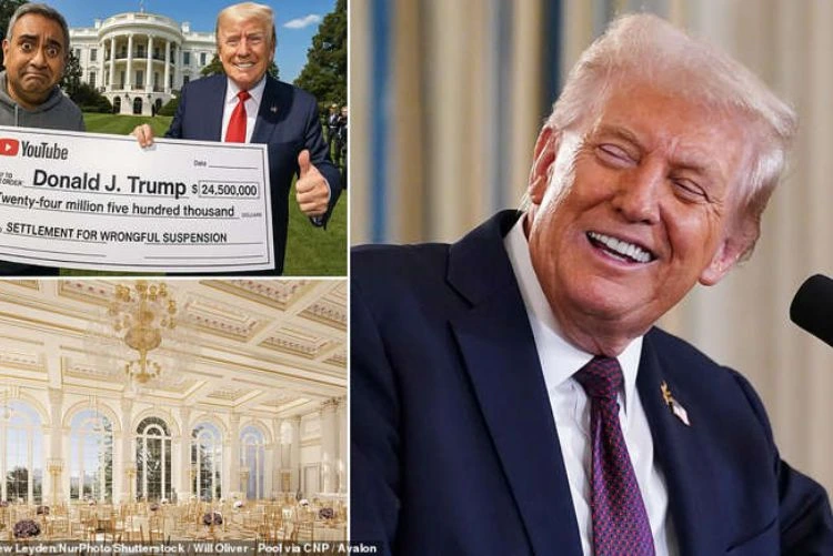 trump youtube ballroom settlement