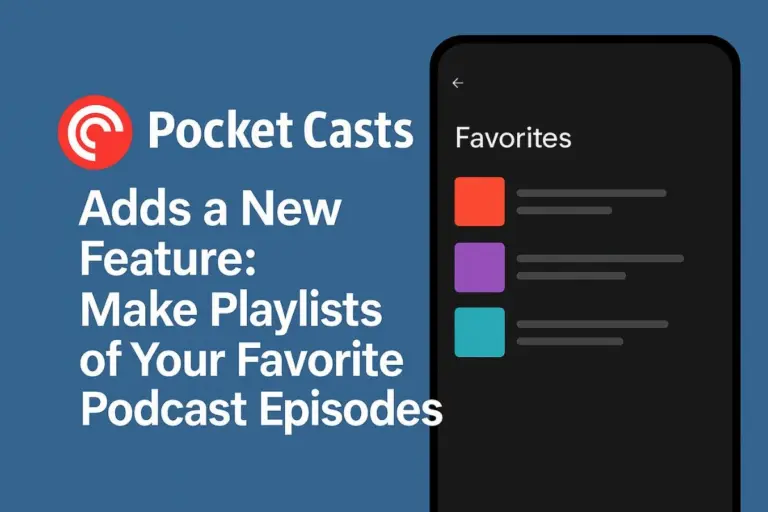 Pocket Casts Adds a New Feature