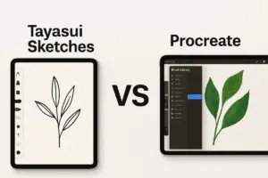 Tayasui Sketches vs Procreate