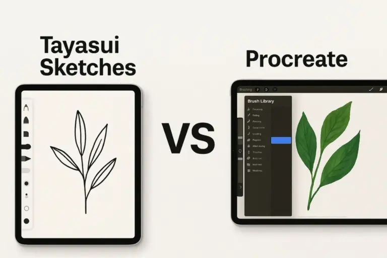 Tayasui Sketches vs Procreate