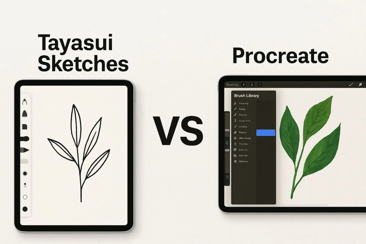 Tayasui Sketches vs Procreate