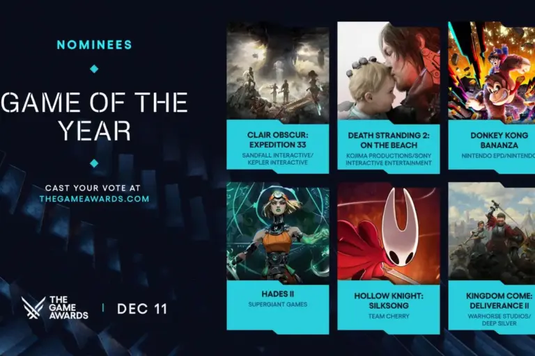 the game awards 2025 nominees