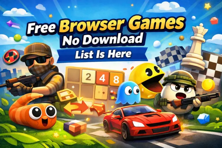 Free Browser Games No Download