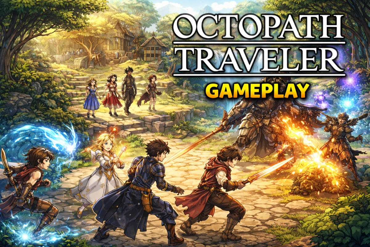 Octopath Traveler 0 Gameplay