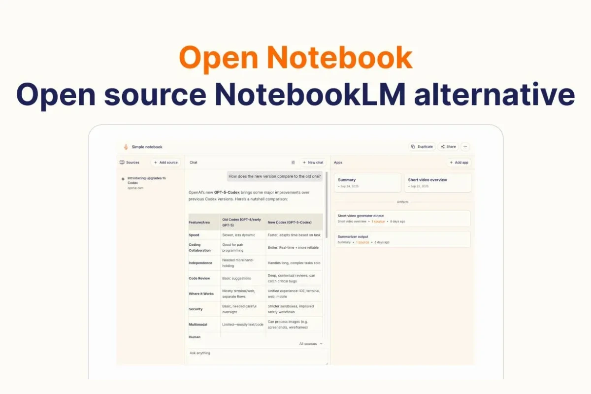 Open Notebook App