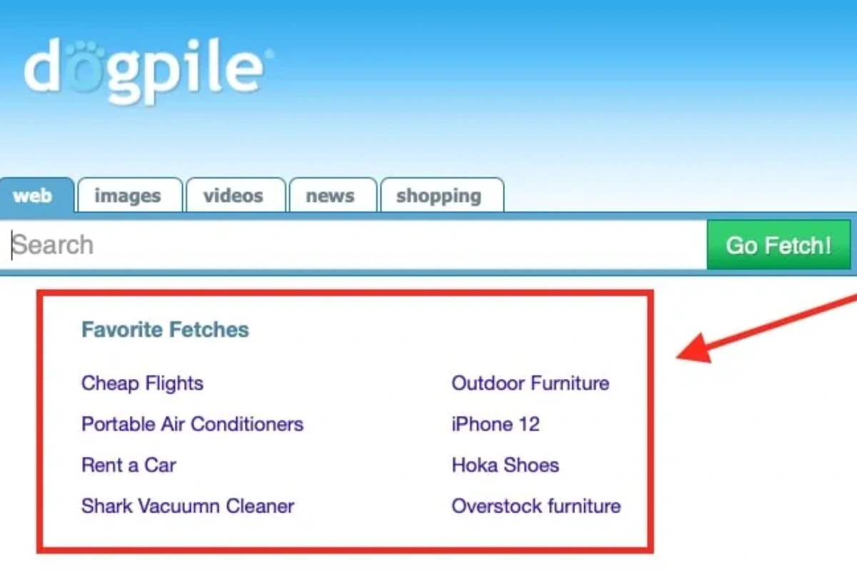 dogpile search engine review