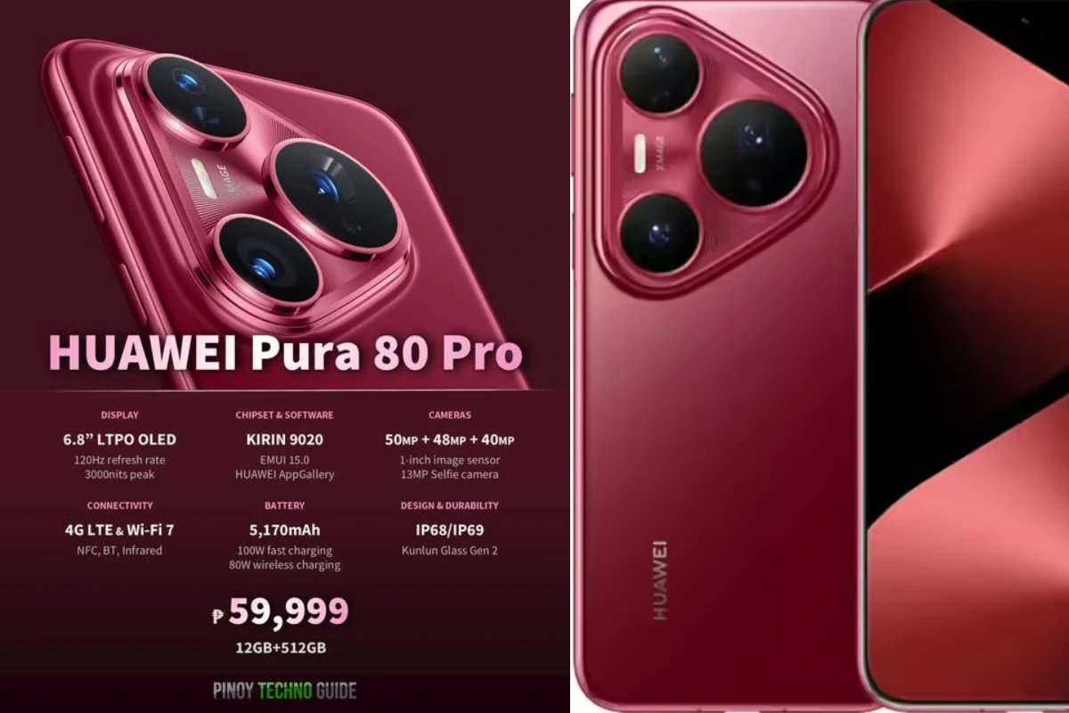 huawei pura 80 pro specifications