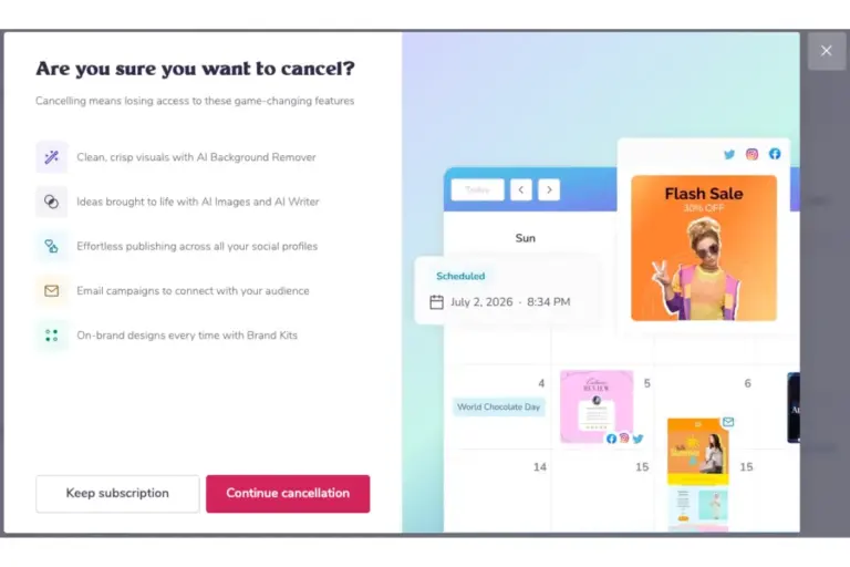 How to Cancel PosterMyWall Subscription