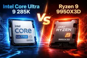 Intel Core Ultra 9 285K vs AMD Ryzen 9 9950X3D