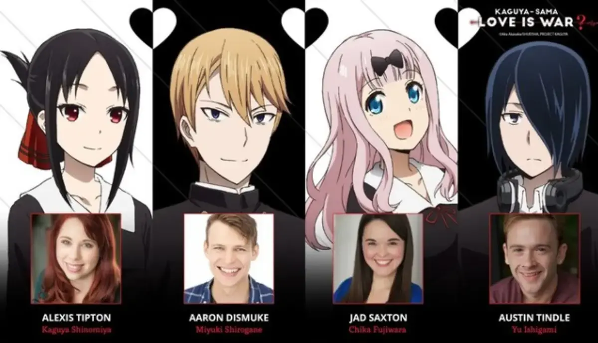 Kaguya-sama: Love is War anime: Main Cast & Characters (Anime Voice Actors) full details Kaguya-sama: Love is War anime
