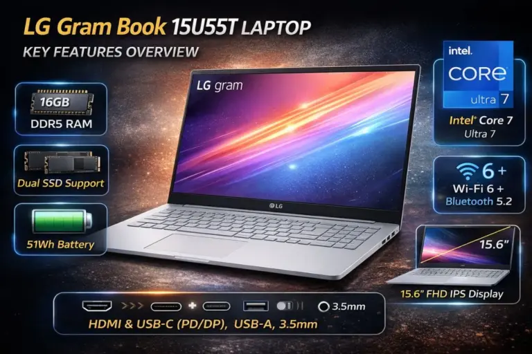 LG Gram Book 15U55T Laptop
