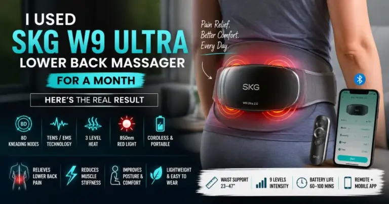 SKG W9 Ultra 2.0 Lower Back Massager