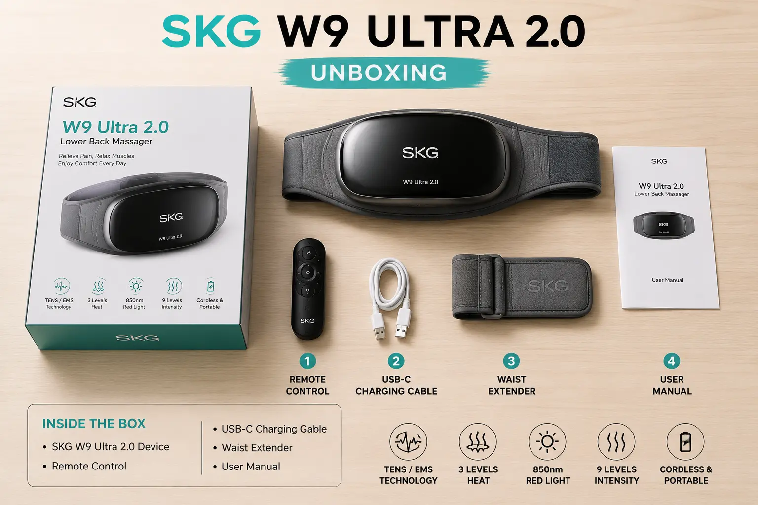 SKG W9 Ultra 2.0 Lower Back Massager Review